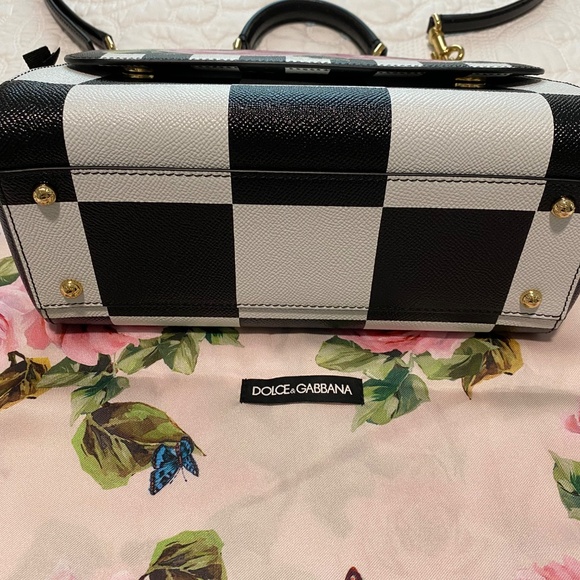 Dolce and Gabbana Dauphine Rose Miss Sicily Shoulder Bag - Picture 8 of 16